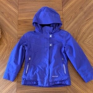 Marmot Purple Hooded Snow Jacket S